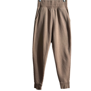 Zara Tan High-Waisted Joggers